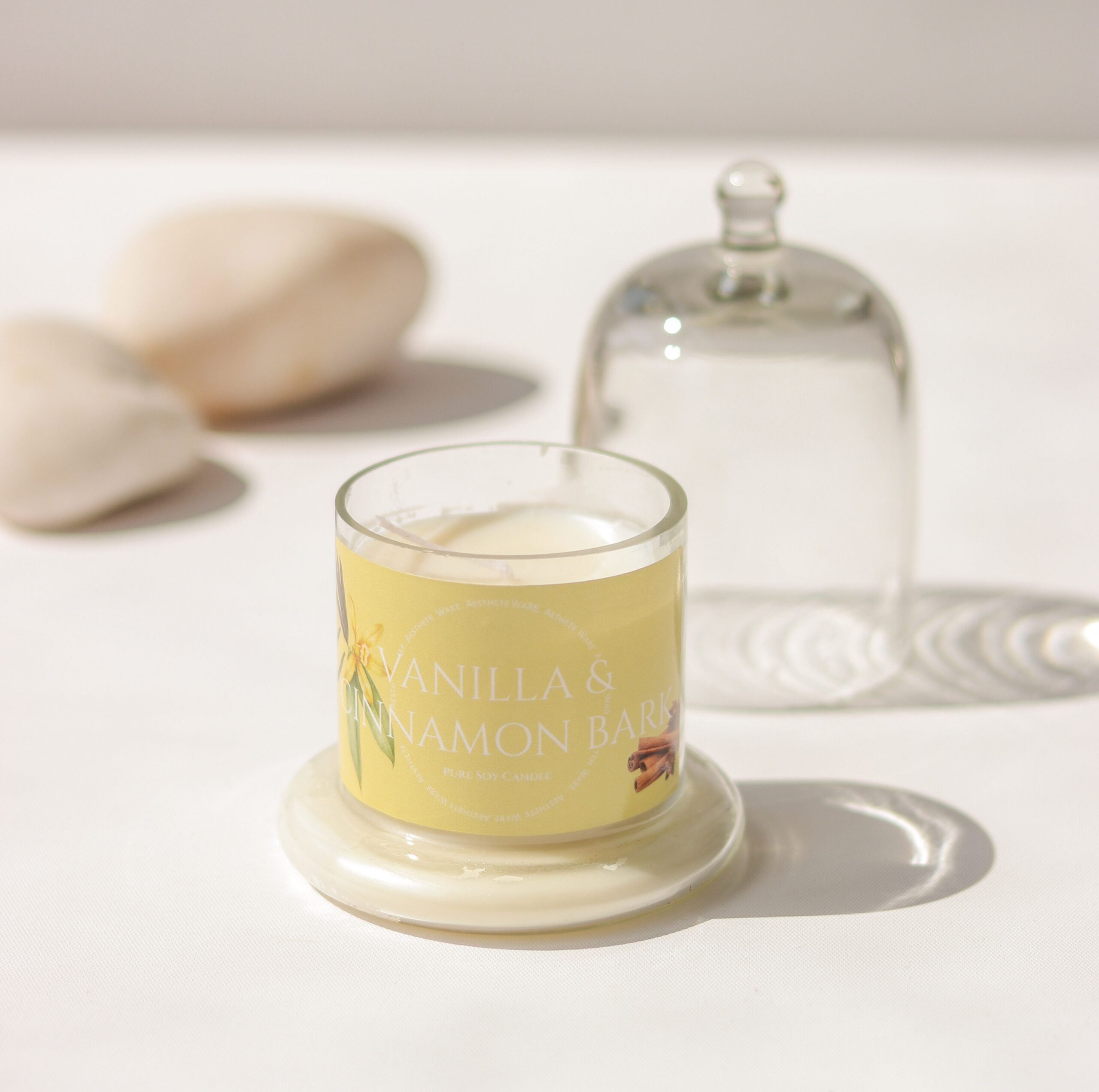 20210305135920_IMG_7328 (1) Vanilla & Cinnamon Bark - Apothecary Domed Candle - Image 1