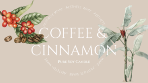 Coffee & Cinnamon - Apothecary Domed Candle - Image 3