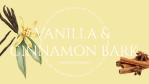 Vanilla & Cinnamon Bark - Apothecary Domed Candle - Image 3