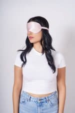 Pixie Pink Silk Eye Mask - Image 5