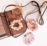 Rose Gold Silk Scrunchies - Pack of 3