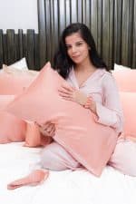 Rose Gold Mulberry Silk Pillowcase - Image 5