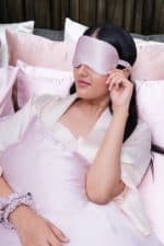 Pixie Pink Silk Eye Mask - Image 2