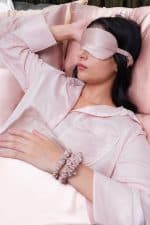 Mocha Gold Silk Eye Mask - Image 5