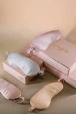 Mocha Gold Silk Eye Mask - Image 4